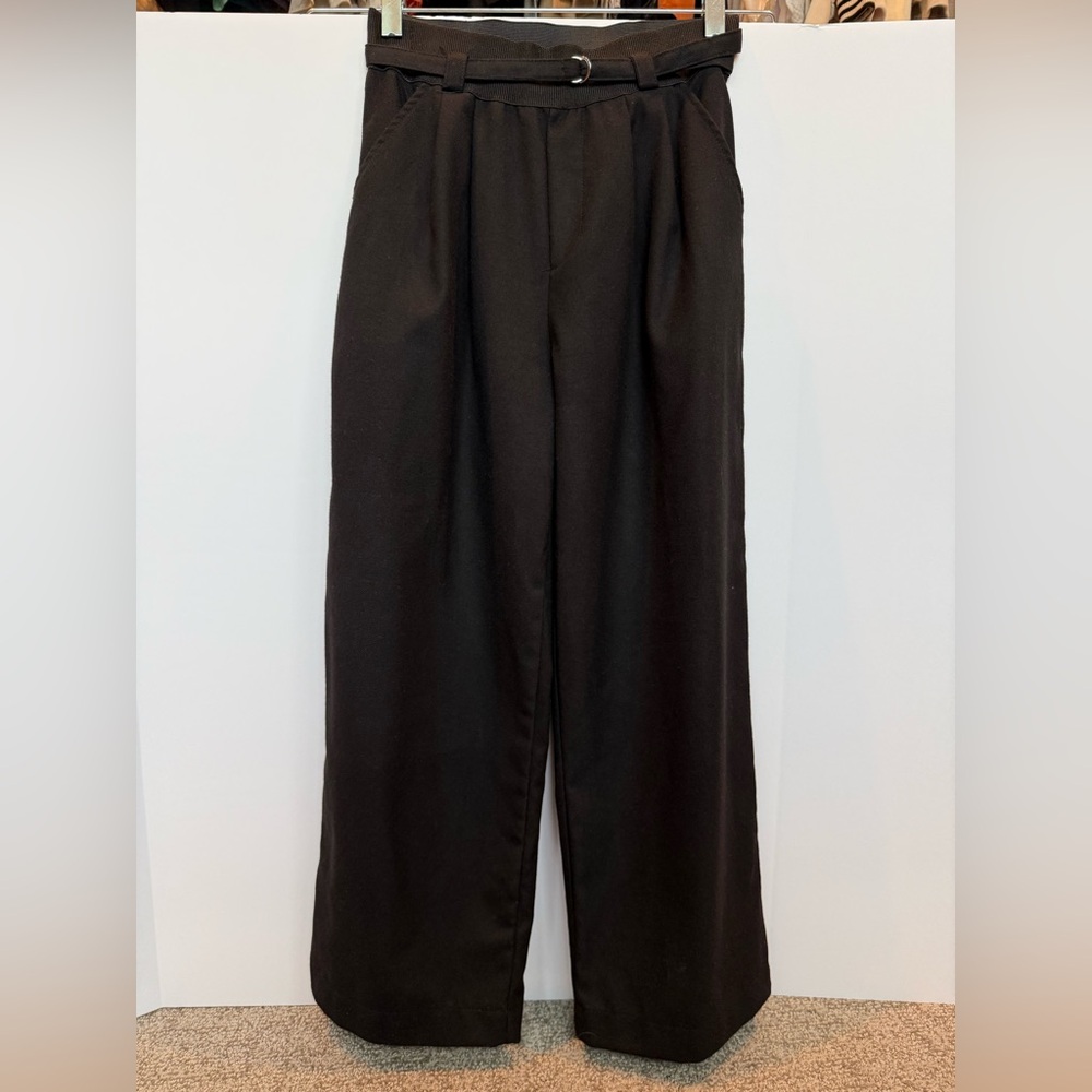 Zara Girls Black Felt Dress Pants Size 11-12